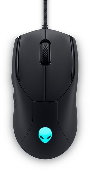Dell Alienware herní myš, bezdrátová AW320M, bílá
