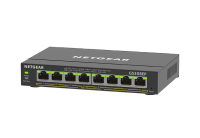 NETGEAR 8PT GE PLUS SWCH W/ POE+