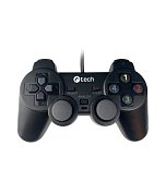 Gamepad C-TECH Callon pro PC/PS3, 2x analog, X-input, vibrační, 1,8m kabel, USB Gamepad C-TECH Callon pro PC/PS3, 2x analog, X-input, vibrační, 1,8m kabel, USB