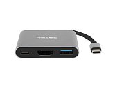 Natec multifunkční adaptér Fowler MINI USB-C PD, USB 3.0, HDMI 4K Natec multifunkční adaptér Fowler MINI USB-C PD, USB 3.0, HDMI 4K
