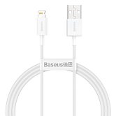 Baseus Datový kabel Superior Series USB/Lightning 1m (2.4 A) bílá