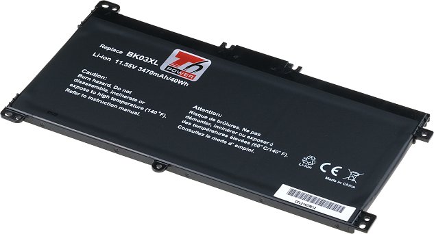 Baterie T6 power HP Pavilion 14-ba000, 14-ba100, 14-ba200 x360 serie, 3470mAh, 40Wh, 3cell, Li-ion