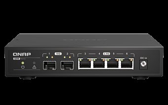 QNAP switch QSW-2104-2S (4x 2,5GbE RJ45 a 2x 10GbE SFP+)