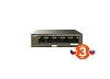 Tenda TEG1105PD PoE PD Gigabit switch, 1x PoE IN, 4x PoE OUT 802.3af, 5x 1 Gb/s, max. 30W, fanless