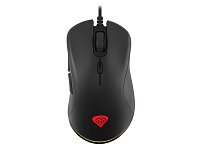 Genesis tichá herní optická myš Krypton 200 6400DPI, RGB, SW, černá Genesis tichá herní optická myš Krypton 200 6400DPI, RGB, SW, černá