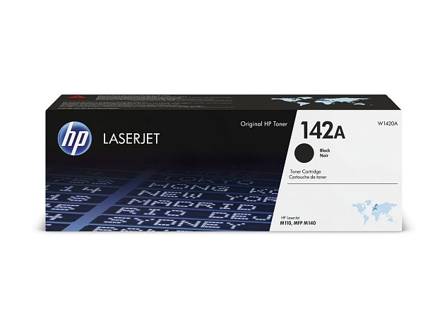 HP 142A Black LaserJet Toner, W1420A