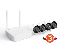 Tenda K4W-3TC - bezdrátový Wi-Fi kamerový set 2K (3MP), NVR + 4x IP kamera s LED, CZ aplikace Tenda K4W-3TC - bezdrátový Wi-Fi kamerový set 2K (3MP), NVR + 4x IP kamera s LED, CZ aplikace