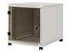 19" kontejnerový rack 12U,hl.80cm, nosn.200kg, př. i zad.dveře perforace, šedý