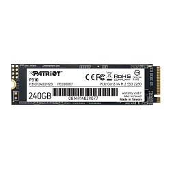 PATRIOT P310/240GB/SSD/M.2 NVMe/3R