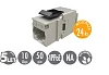 10G keystone Solarix CAT6A STP RJ45 pro kleště 24ks