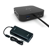 i-tec USB-C HDMI DP Docking Station with Power Delivery 100 W + i-tec Universal Charger 112W i-tec USB-C HDMI DP Docking Station with Power Delivery 100 W + i-tec Universal Charger 112W