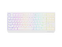 GENESIS herní klávesnice THOR 230/TKL/RGB/Outemu Red/Bezdrátová USB + Bluetooth/US layout/Bílá GENESIS herní klávesnice THOR 230/TKL/RGB/Outemu Red/Bezdrátová USB + Bluetooth/US layout/Bílá