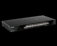 D-Link DGS-1520-28 24 ports GE + 2 10GE ports + 2 SFP+ Smart Managed Switch
