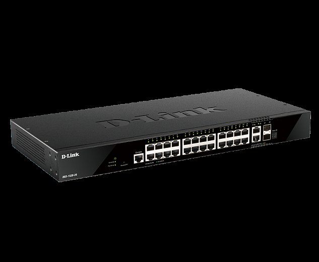 D-Link DGS-1520-28 24 ports GE + 2 10GE ports + 2 SFP+ Smart Managed Switch