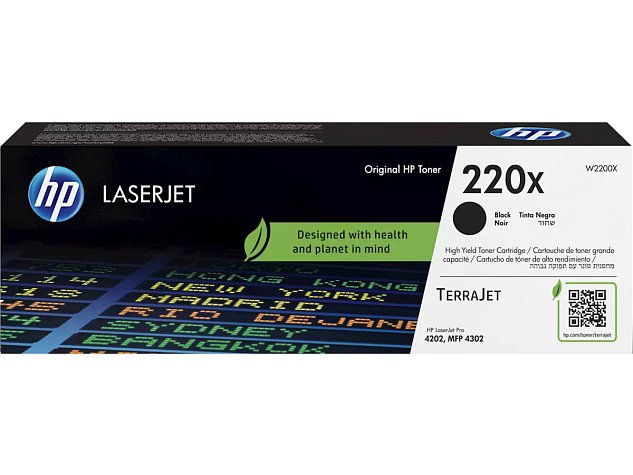 HP W2200X, black toner. kazeta HP LaserJet 220X