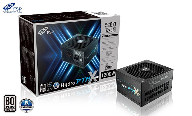 FSP/Fortron HYDRO PTM X PRO 1200, 80PLUS PL,ATX3.0