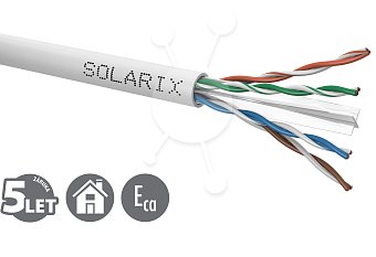 Instalační kabel Solarix CAT6 UTP PVC 100m/box