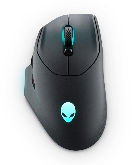 Dell Alienware herní myš, bezdrátová AW620M, černá