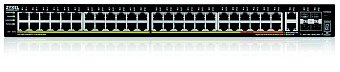 ZYXEL XGS2220-54, 54port, 960W PoE, 1Y Nebula FlexPro