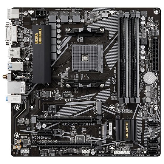 GIGABYTE B550M DS3H AC