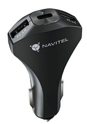 Nabíječka do auta Navitel USP45 Slim černá