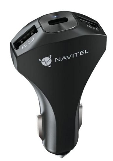 Nabíječka do auta Navitel USP45 Slim černá
