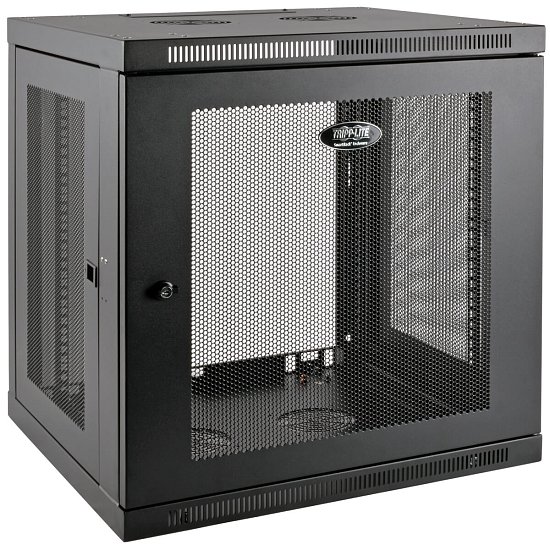 Skříň SmartRack 12U, Mini Rack, hloubka pro přepínače, montáž na stěnu