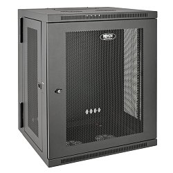 Skříň SmartRack 15U, hloubka pro přepínače, montáž na stěnu