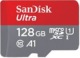 SanDisk Ultra microSDXC 128GB 140MB/s + adaptér SanDisk Ultra microSDXC 128GB 140MB/s + adaptér