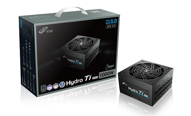 FSP/Fortron HYDRO Ti PRO 1000, 80PLUS TIT., ATX3.0
