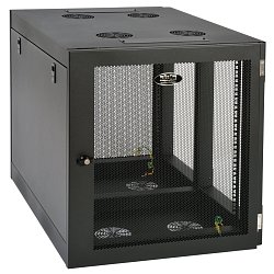 Skříň SmartRack 12U, hloubka pro servery, montáž na stěnu