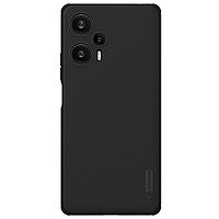 Nillkin Super Frosted PRO Zadní Kryt pro Poco F5 5G Black Nillkin Super Frosted PRO Zadní Kryt pro Poco F5 5G Black