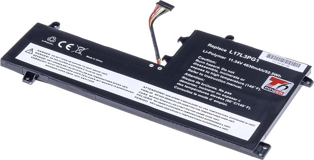 Baterie T6 Power Lenovo Legion Y530-15ICH, Y540-15IRH, Y7000, 4670mAh, 52Wh, 3cell, Li-pol