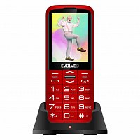 EVOLVEO EasyPhone XO, mobilní telefon pro seniory s nabíjecím stojánkem (červená barva) EVOLVEO EasyPhone XO, mobilní telefon pro seniory s nabíjecím stojánkem (červená barva)