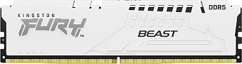 Kingston FURY Beast/DDR5/128GB/5200MHz/CL40/4x32GB/White