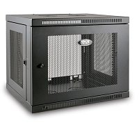 Skříň SmartRack 9U, Mini Rack, hloubka pro přepínače, montáž na stěnu