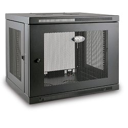 Skříň SmartRack 9U, Mini Rack, hloubka pro přepínače, montáž na stěnu