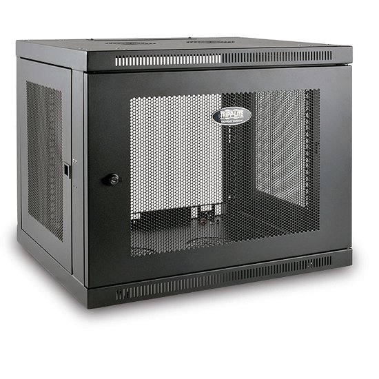 Skříň SmartRack 9U, Mini Rack, hloubka pro přepínače, montáž na stěnu