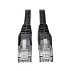 Tripplite Ethernetový kabel Cat6 Gigabit Snagless Molded (UTP) (RJ45 Samec/Samec), černá, 4.57m