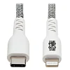 Tripplite Kabel USB-C 2.0 / Lightning, s LED diodou, MFi, (Samec/Samec), odolný kabel, 3.05m