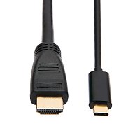 Tripplite Adaptér USB-C / HDMI (Samec/Samec), 4K 60Hz, 4:4:4, HDCP 2.2, černá, 1.8m