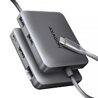 AXAGON HMC-5HL USB 5Gbps hub, 2x USB-A, HDMI 4k/60Hz, RJ-45 GLAN, PD 100W, kabel USB-C 20cm AXAGON HMC-5HL USB 5Gbps hub, 2x USB-A, HDMI 4k/60Hz, RJ-45 GLAN, PD 100W, kabel USB-C 20cm