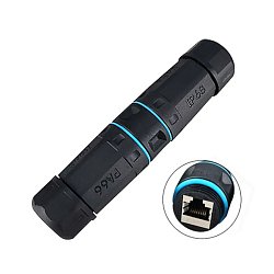 Průchodka RJ45 CAT6 STP stíněná IP68, spojka, SPRJ45C6P68
