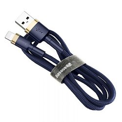 Baseus datový kabel Cafule Lightning 1m 2,4A zlato-modrý Baseus datový kabel Cafule Lightning 1m 2,4A zlato-modrý