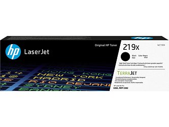HP 219X, Černá originální tonerová kazeta, W2190X HP 219X, Černá originální tonerová kazeta, W2190X