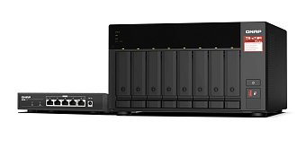 QNAP TS-873A-SW5T (TS-873A-8G + QSW-1105-5T) QNAP TS-873A-SW5T (TS-873A-8G + QSW-1105-5T)
