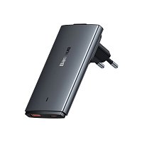 Baseus Nabíječka do sítě GaN5 Pro Ultra Slim USB-C/USB-A 65 W šedá Baseus Nabíječka do sítě GaN5 Pro Ultra Slim USB-C/USB-A 65 W šedá