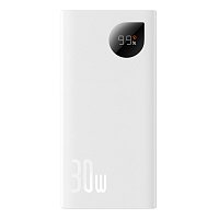 Baseus Adaman2 powerbanka 10000 mAh 30W 2xUSB/USB-C bílá Baseus Adaman2 powerbanka 10000 mAh 30W 2xUSB/USB-C bílá