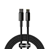 Baseus Datový kabel Tungsten Gold PD 20W 2m USB-C/Lightning černý