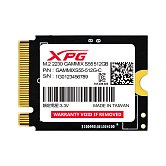 ADATA SSD 512GB GAMMIX S55 Gen 4x4 2230 ADATA SSD 512GB GAMMIX S55 Gen 4x4 2230